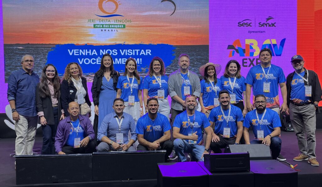 Comitiva maranhense participa da Abav Expo na edição 2025 mostrando destinos e potencial do estado para o turismo (Foto: Sebrae/Embratur)