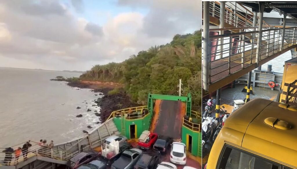 Corpo de Bombeiros leva suprimentos para passageiros em ferry encalhado no Maranhão