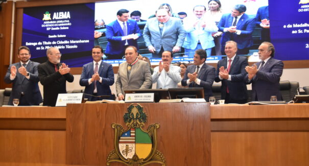 Outorga a Paulo Braid da Medalha Manuel Beckman e a Plínio Tuzzolo do Título de Cidadão Maranhense