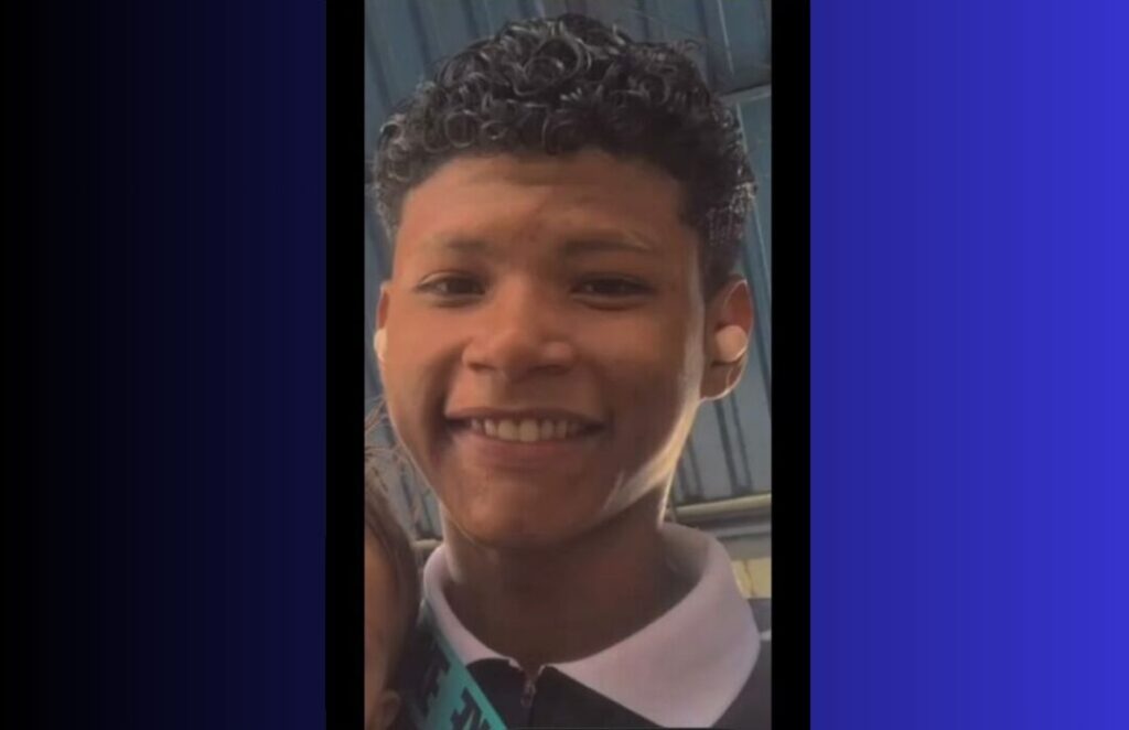 Eduardo foi atingindo no pescoço, abdômen e costas. Apesar de socorrido, o adolescente não resistiu aos ferimentos. - (foto: reprodução)
