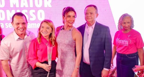 Alema no Outubro Rosa: Iracema Vale participa da abertura da campanha no Maranhão
