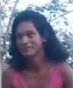 O corpo da indígena transgênero Arlan Francisco Rodrigues Guajajara, conhecida como Rubi, foi encontrado no dia 29 de setembro, em uma estrada vicinal (Foto: Reprodução)