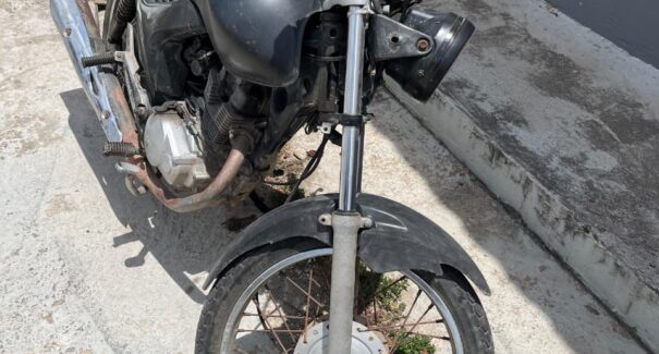 Motocicleta com numeração adulterada é apreendida pela PRF em Bacabeira