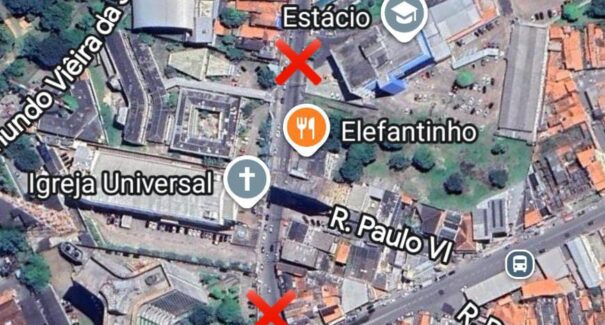 Obras de intervenção causam alterações no trânsito da Rua Oswaldo Cruz, em São Luís