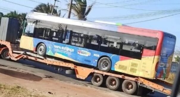 Governo testa primeiro ônibus 100% elétrico na Grande Ilha