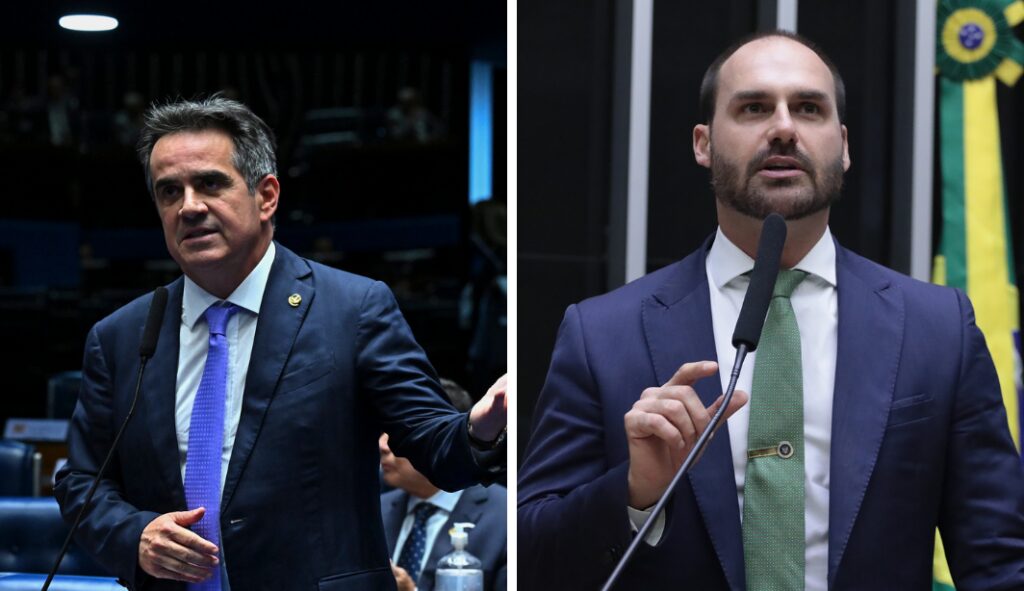 Farpas superadas: Ciro Nogueira e Eduardo Bolsonaro selam a paz após troca de críticas