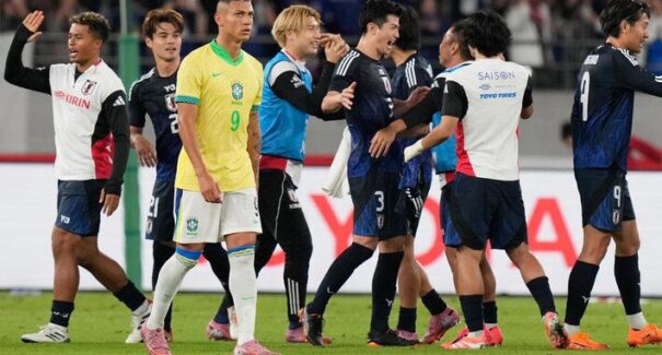Brasil abre 2 a 0 e leva virada histórica do Japão