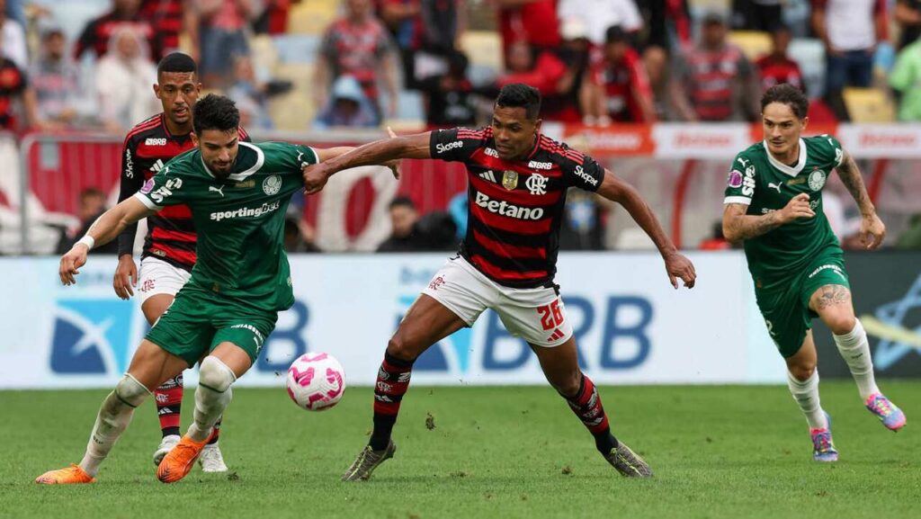Palmeiras e Flamengo se enfrentam no próximo dia 29 de novembro na final da Libertadores 2025 (Foto: Cesar Greco/Palmeiras)