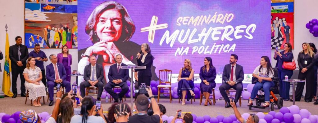 Presidente do TSE, ministra Cármem Lúcia, destacou a luta das mulheres por mais espaço na sociedade, no seminário ‘Mais Mulheres na Política’, na Alema (Foto: Divulgação)
