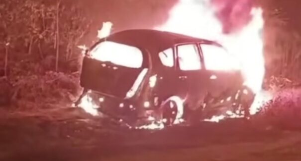 Corpo é encontrado carbonizado dentro de carro em São Luís
