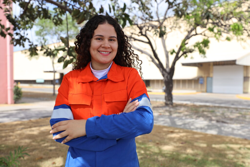 Taynara Barros, ex-aprendiz e operadora da Alumar