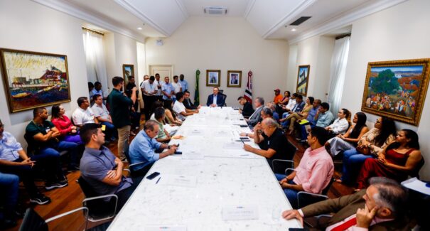 Nove prefeitos são recebidos no Palácio dos Leões para debater demandas locais