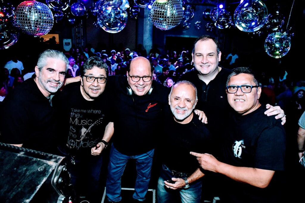 Da esquerda para a direita: Álvaro Carneiro, Ricardo Pacífico, Salim Lauande, Walter Júnior, João Marcelo e Arsênio Filho.