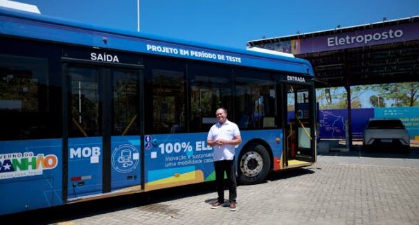 Primeiro ônibus 100% elétrico começa a rodar na Grande Ilha