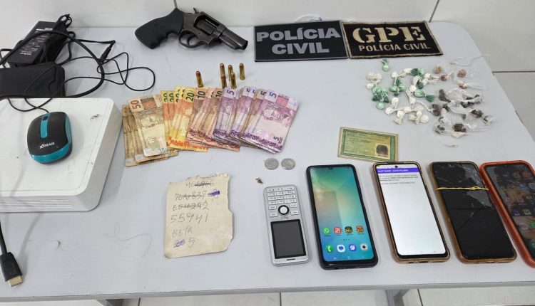 Polícia Civil prende três pessoas em operações contra o tráfico em Timon