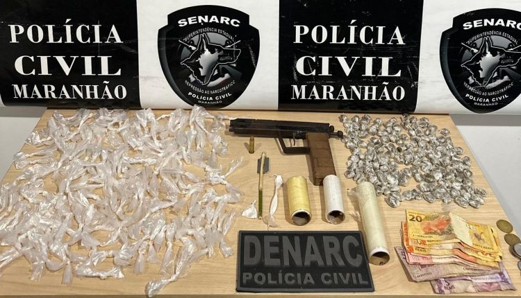 Em Timon, Polícia Civil desarticula ponto de venda de drogas; homem é preso