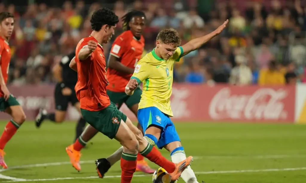 Com a bola rolando, o Brasil teve uma boa atuação diante de Portugal, mas não conseguiu transformar em gols as oportunidades criadas. (Foto: Nelson Terme/CBF)