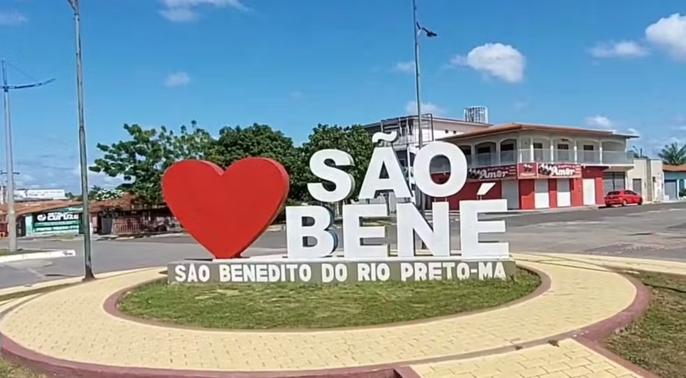 Cidade de São Benedito do Rio Preto, no Maranhão (Foto: Divulgação/Redes sociais)