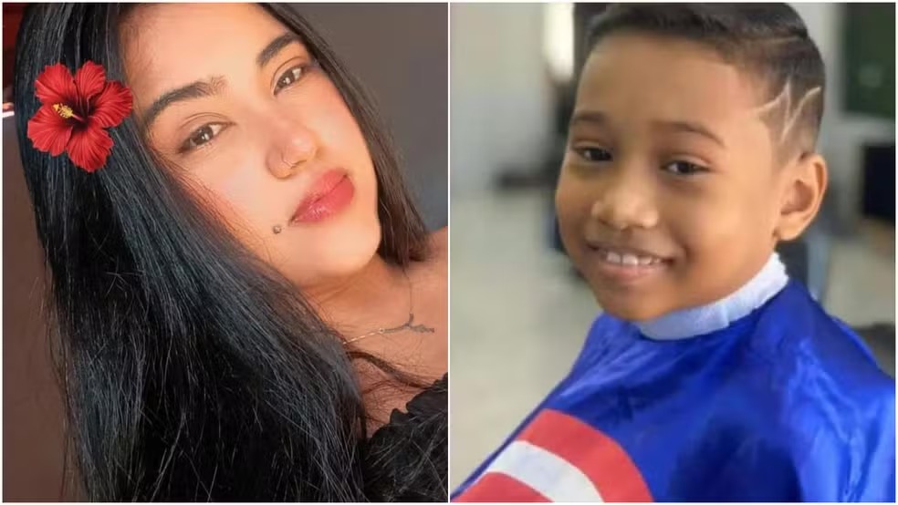 Carol Freitas, e seu filho, identificado como Benjamim Castro de Freitas, morreram em um grave acidente no início da noite desse domingo (Foto: Reprodução)
