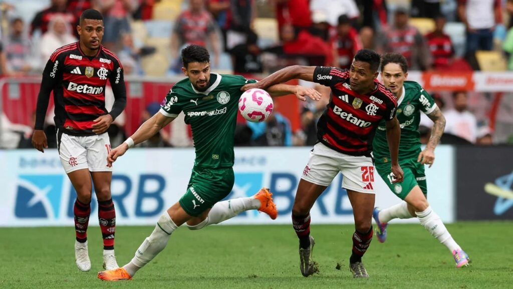 Palmeiras e o Flamengo se enfrentam neste sábado (29) pela final da Libertadores da América 2025 (Foto: Cesar Greco/Palmeiras)
