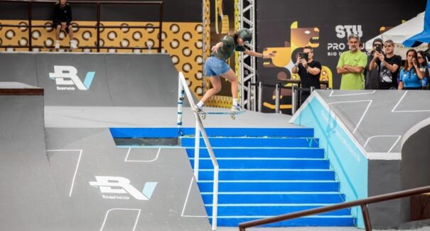 Rayssa Leal brilha e é pentacampeã do STU Rio de skate street