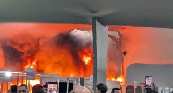 Incêndio de grandes proporções atinge pavilhão da COP30; veja vídeos