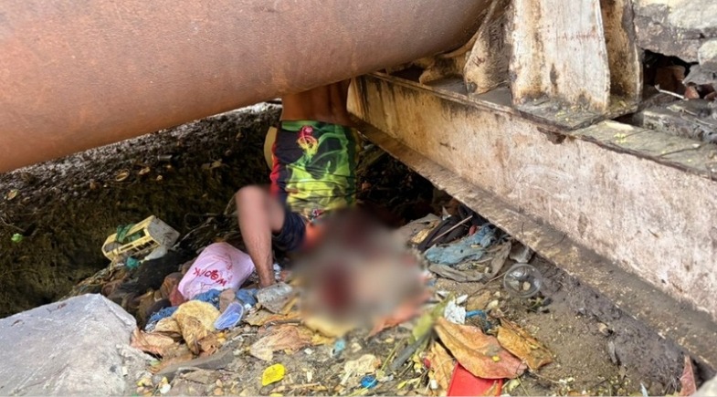 Corpo com sinais de violência é encontrado preso embaixo da ponte do Caratatiua, em São Luís