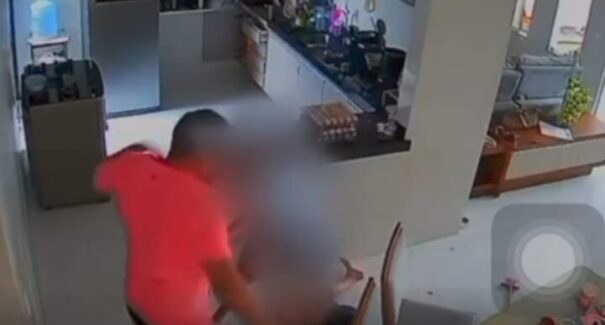 Santa Inês: vídeo mostra engenheiro agredindo violentamente a esposa