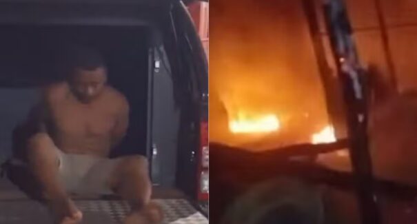 Homem é preso após incendiar casa da ex-companheira em Peritoró