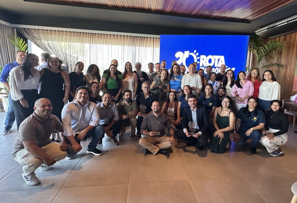 Delegação maranhense formada por empreendedores, instituições parceiras e equipes técnicas celebram duas décadas de conquistas e integração da Rota das Emoções. - (Foto: Divulgação/Sebrae)