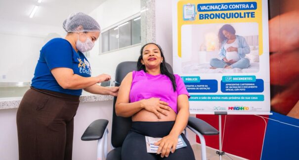 Maranhão inicia vacinação contra bronquiolite para gestantes e recém-nascidos