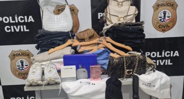 Preso suspeito de furtar R$ 500 mil em roupas de luxo, em São Luís