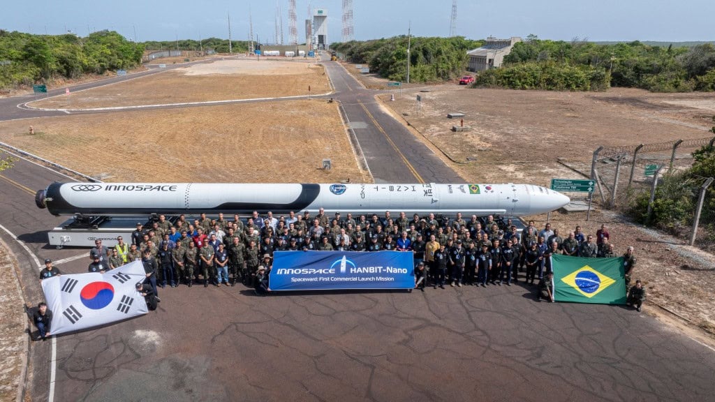 São Luís será palco do lançamento do foguete sul-coreano HANBIT-Nano (Foto: Innospace)
