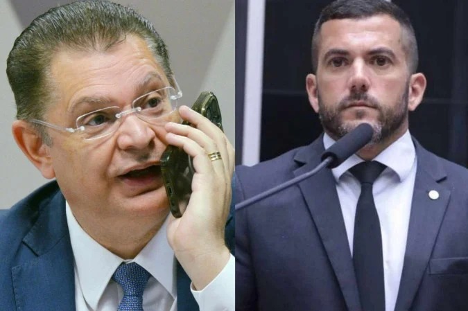 O ministro do Supremo Tribunal Federal, Flávio Dino, determinou a quebra de sigilo bancário dos deputados Sostenes e Jordy. Eles foram alvo de operação da PF na manhã desta sexta-feira (19) (Foto: Ed Alves - CB DA/Press e Divulgação)
