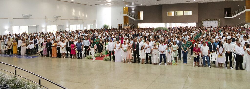 Casamento comunitário reúne 3 mil pessoas, em São Luís, neste sábado (13)