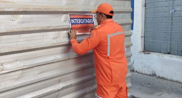 Corpo de Bombeiros interdita imóvel no Centro de São Luís por risco de desabamento