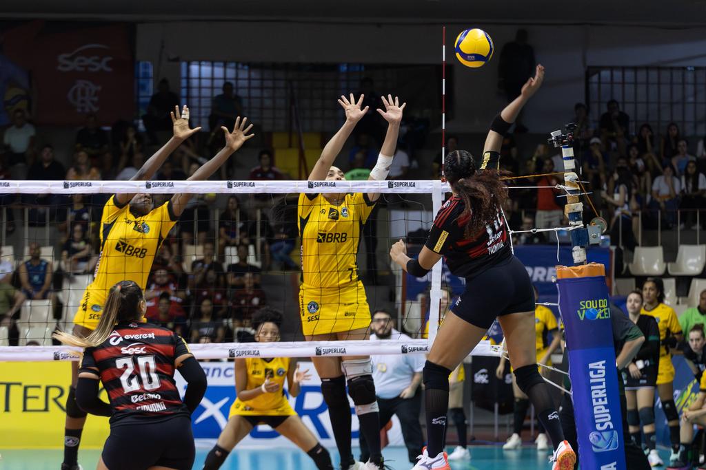 O Brasília Vôlei enfrentará o Sesc Flamengo no Ginásio Castelinho, em São Luís (Foto: Mariana Sá/CR Flamengo)