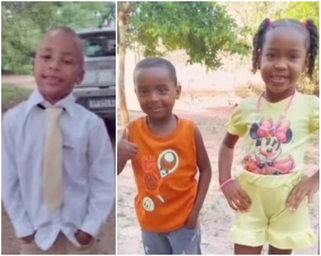 As crianças foram identificadas como Anderson Kauan, de 8 anos; Isabelle, de 6 anos; e Michael, de 4 anos (Foto: Reprodução)