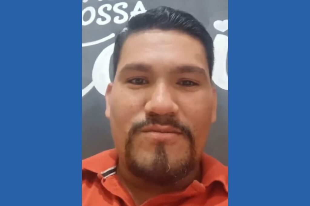 Em um vídeo que viralizou nas redes sociais, o venezuelano Antone Luiz reage, sem conseguir conter as lágrimas, à notícia da captura de Maduro (Foto: Reprodução)