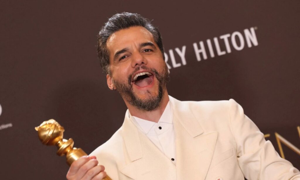 Wagner Moura, vencedor do Globo de Ouro, celebra mais uma conquista em sua trajetória internacional
(crédito: Etienne Laurent/AFP)