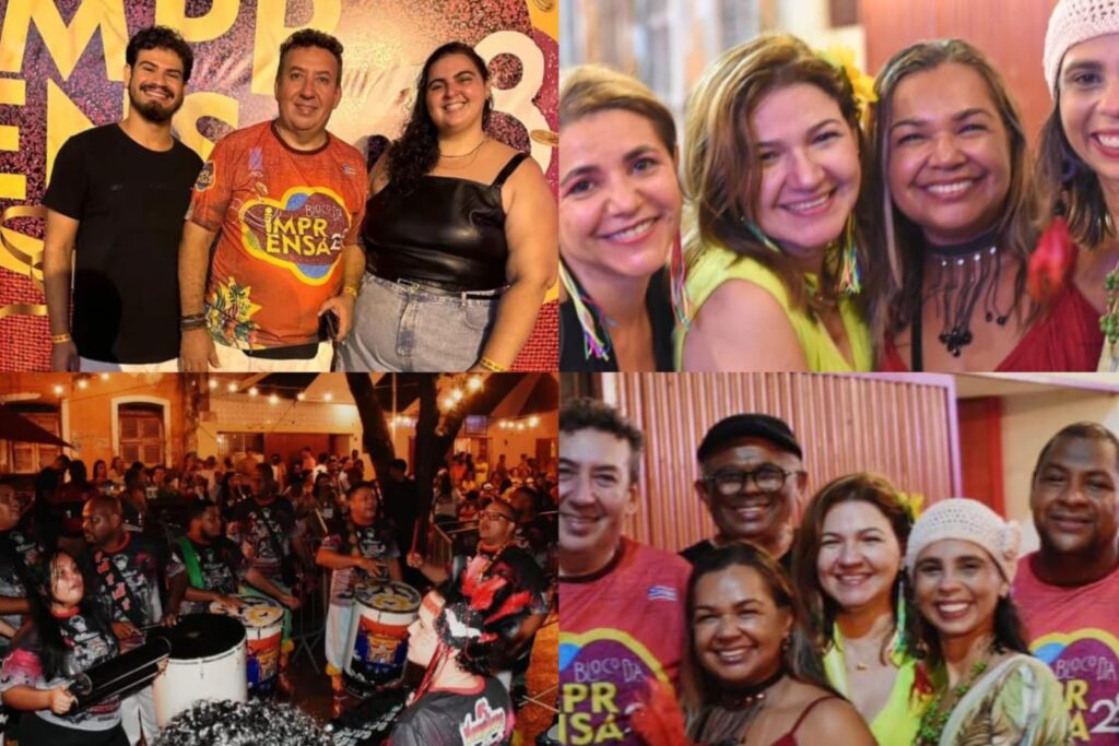 (Fotos: @blocodaimprensaoficial)