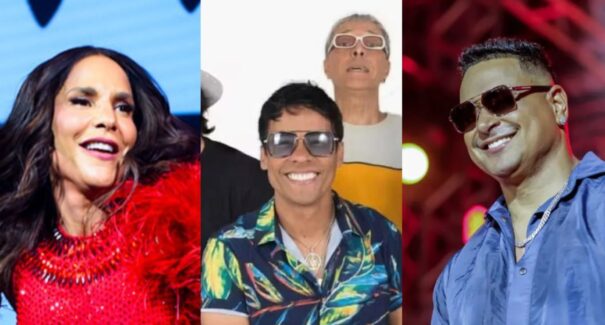 Ivete Sangalo, Chiclete com Banana e Xanddy Harmonia agitam pré-carnaval da Litorânea neste domingo (25)