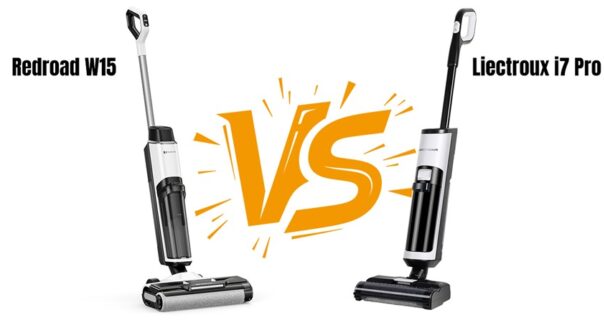 Redroad W15 vs. Liectroux i7 Pro: diferenças reais entre dois aspiradores de pó seco e úmido sem fio em residências de grande porte