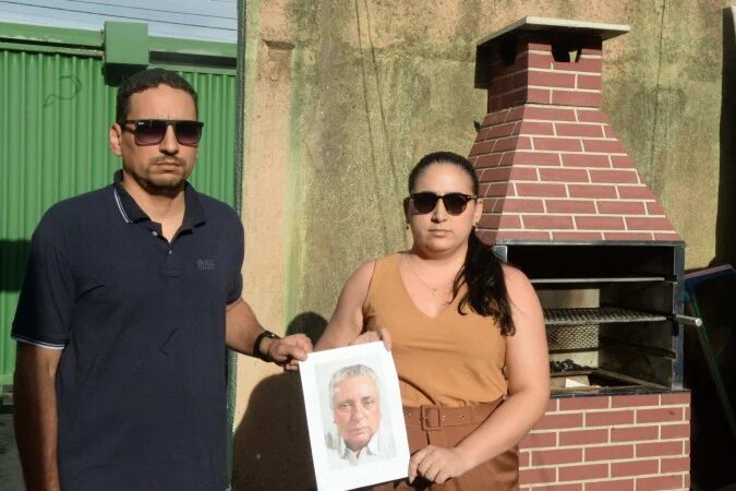 Eduardo e Valéria Leal: justiça pelo pai, João Clemente Pereira - (crédito: Guilherme Felix CB/DA Press)
