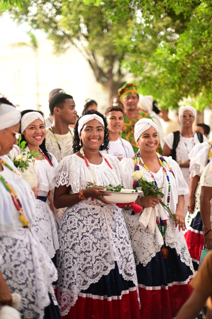 Banho de Axé, um cortejo que reafirma a presença e a resistência dos povos e comunidades de matriz africana no estado (Foto: Reprodução)