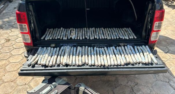 Polícia apreende 78 bananas de dinamite abandonadas às margens da MA-014
