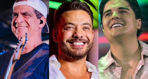 Durval Lelys, Wesley Safadão e Eric Land agitam o Circuito Vem Pro Mar nesta terça (17)