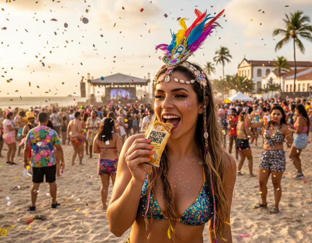 Barra de proteína caseira para levar ao bloquinho e manter energia no Carnaval