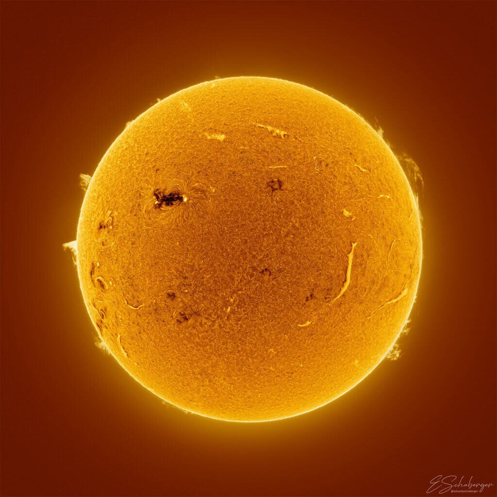 Nuvem de partículas lançada por mancha solar deve se aproximar da Terra nesta semana