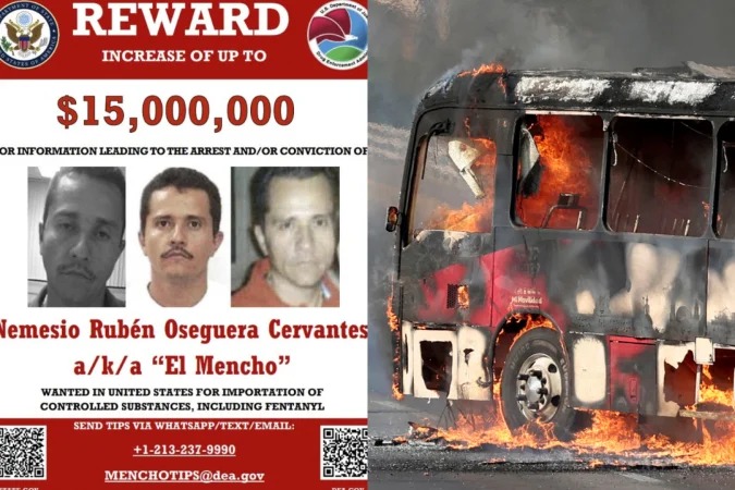'El Mencho' era um dos narcotraficantes mais procurados do México (crédito: AFP)
